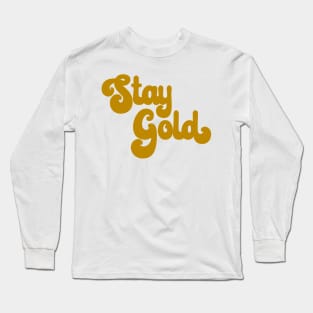 BTS stay gold Long Sleeve T-Shirt